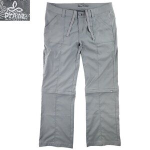prAna Convertible Hiking Pants Monarch Zip Off Stretch Women's "14" 36x31